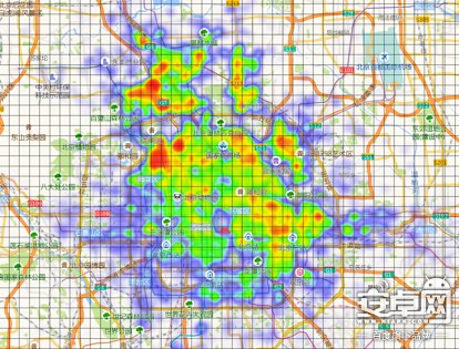 ofo小黃車(chē)熱力圖 ofo小黃車(chē)熱力圖
