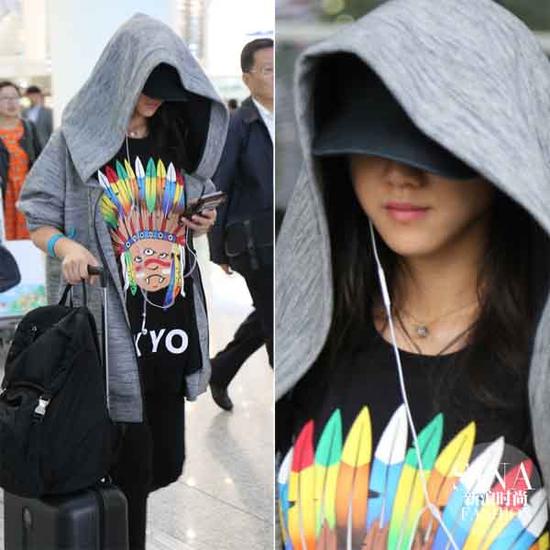 變身嘻哈辣媽的湯唯，感覺(jué)隨時(shí)能給大家來(lái)段饒舌