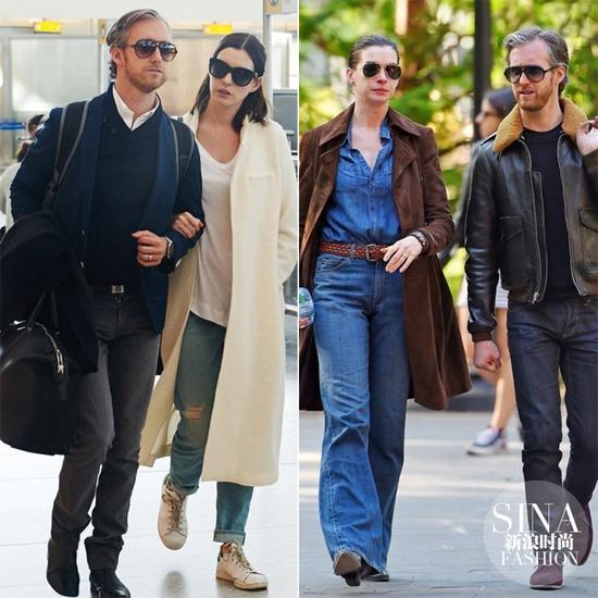 孕前海瑟薇跟老公出街，簡(jiǎn)直就是穿搭范本