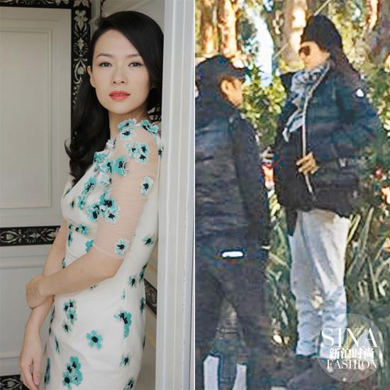 章子怡懷孕后，這帽子戴的也太奇特