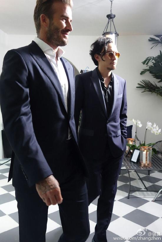 張震與貝克漢姆共進(jìn)晚餐 張震與貝克漢姆共進(jìn)晚餐