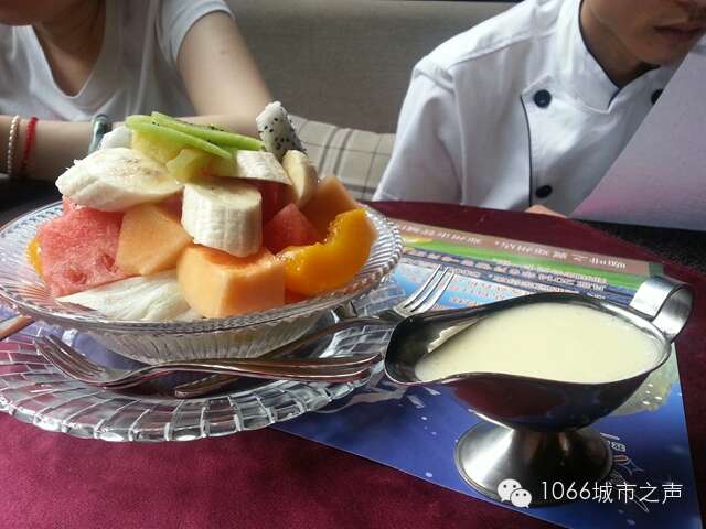 水果沙拉。真材實料。