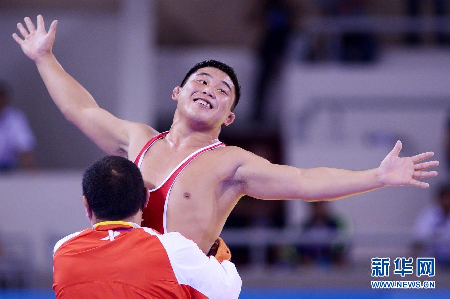 摔跤——男子古典式84公斤級(jí):河南隊(duì)趙海軍奪冠 摔跤——男子古典式84公斤級(jí):河南隊(duì)趙海軍奪冠