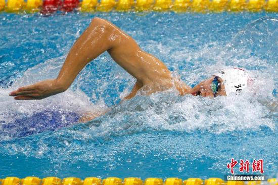 資料圖：9月21日上午，仁川亞運(yùn)會(huì)游泳比賽在文鶴樸泰桓游泳館拉開(kāi)大幕。
