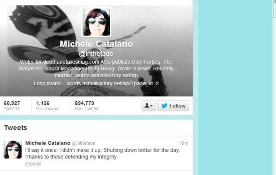 米歇爾?卡塔拉諾的Twitter賬戶 米歇爾?卡塔拉諾的Twitter賬戶