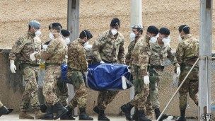 意大利海軍相信他們將發(fā)現(xiàn)更多海難死者。