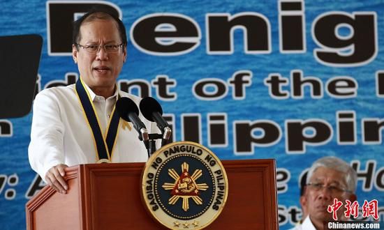 　　資料圖：菲律賓總統(tǒng)阿基諾。中新社發(fā) Malacanang 攝