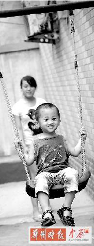 張麗梅說，兒子的每張笑臉，都會讓自己看到希望。