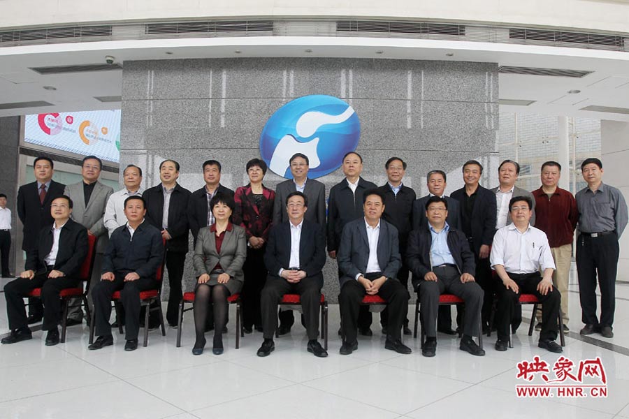 河南省委書記、省人大常委會主任郭庚茂視察河南電視臺 東方今報(bào)記者沈翔 劉棟杰/攝