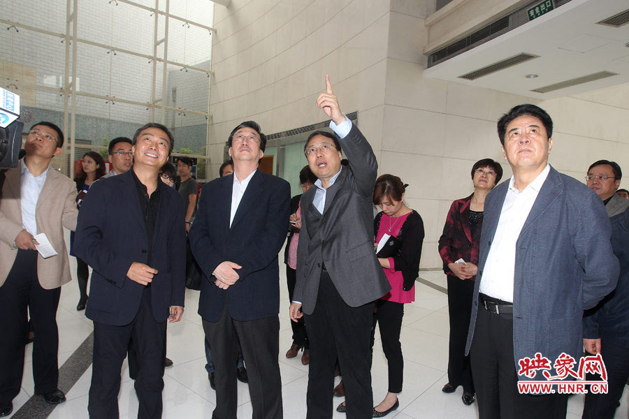 河南省委書記、省人大常委會主任郭庚茂視察河南人民廣播電臺 映象網(wǎng)記者邵恰 段晉哲/攝