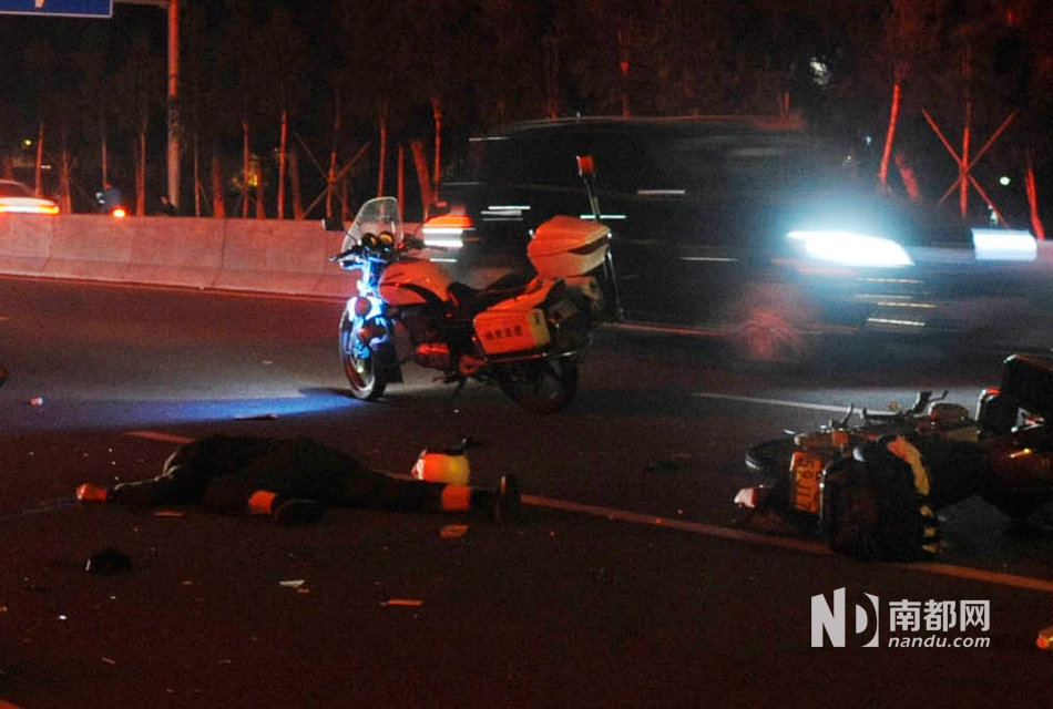 電動車被撞引連環(huán)車禍 電動車被撞引連環(huán)車禍