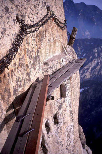 華山長(zhǎng)空棧道 華山長(zhǎng)空棧道