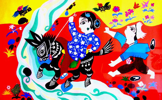 　　楊家埠木版年畫(huà)