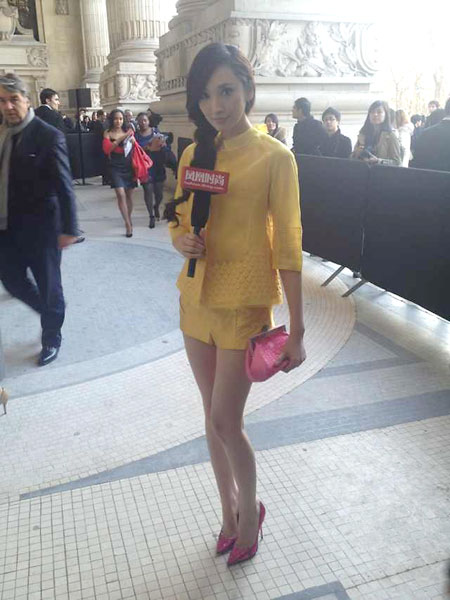 看秀勞模女星吳佩慈亮相秀場(chǎng) 看秀勞模女星吳佩慈亮相秀場(chǎng)