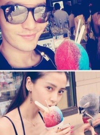 同吃一款冰淇淋 同吃一款冰淇淋