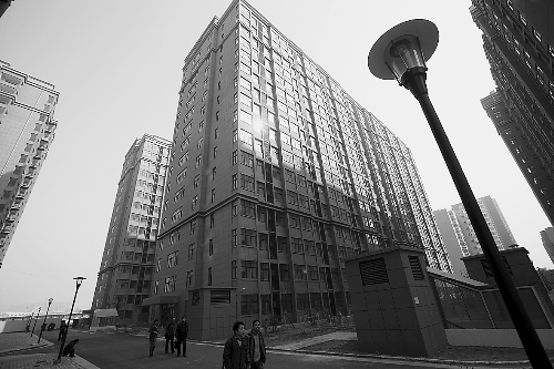 已基本建成的公租房。記者 史長來 攝