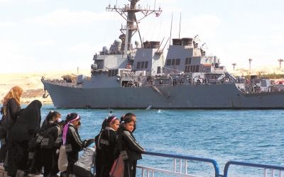 美國海軍“馬漢”號驅(qū)逐艦（資料圖片）。圖/CFP