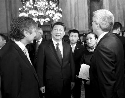 　會(huì)見阿根廷議長(zhǎng)。