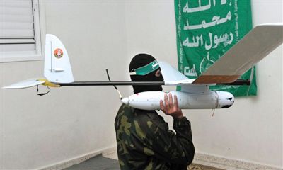 無人機：哈馬斯自制，在以領(lǐng)土上偵察時被擊落。