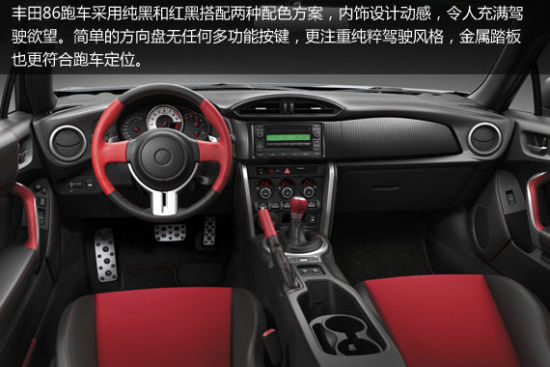 豐田86跑車內飾 豐田86跑車內飾