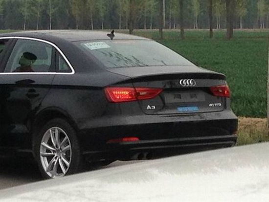 三廂奧迪A3國(guó)內(nèi)測(cè)試車 三廂奧迪A3國(guó)內(nèi)測(cè)試車