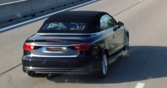 奧迪全新A3敞篷車無偽諜照 奧迪全新A3敞篷車無偽諜照