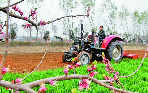 　　3月25日，武陟縣龍源辦事處東馬曲村村民正在田里耕作。時下正值春耕時節(jié)，武陟農(nóng)民紛紛抓住有利時機