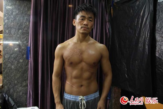 王寶強(qiáng)健身