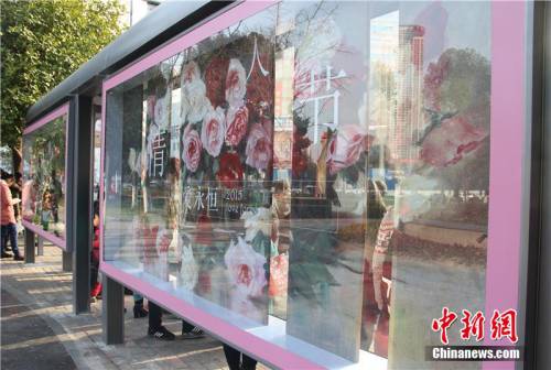 寧波“最浪漫”公交車(chē)站亮相街頭 寧波“最浪漫”公交車(chē)站亮相街頭