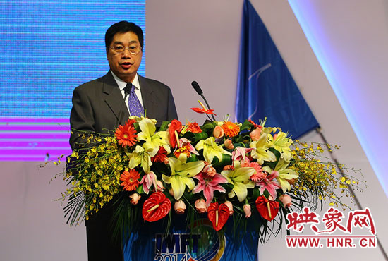 聯(lián)合國世界旅游組執(zhí)行主任祝善忠演講。