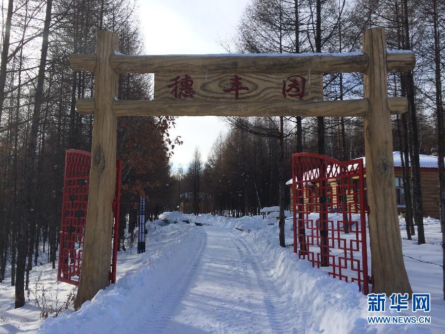 北山一隅的穗豐園（2013年12月8日攝）。新華社記者程子龍攝