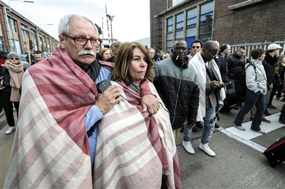 扎芬特姆國際機場，乘客被緊急疏散。圖/CFP