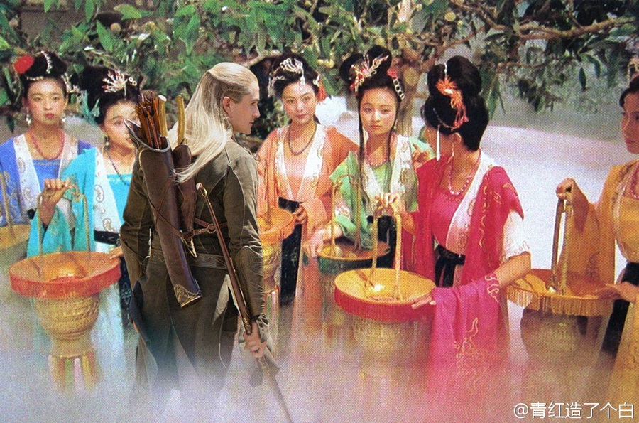 網(wǎng)友PS“中土東土聯(lián)誼會(huì)” 畫風(fēng)優(yōu)美毫無(wú)違和感