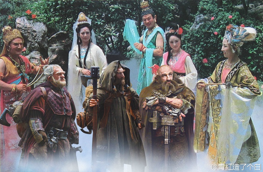 網(wǎng)友PS“中土東土聯(lián)誼會(huì)” 畫風(fēng)優(yōu)美毫無(wú)違和感