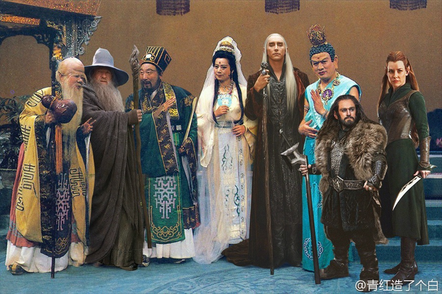 網(wǎng)友PS“中土東土聯(lián)誼會(huì)” 畫風(fēng)優(yōu)美毫無(wú)違和感