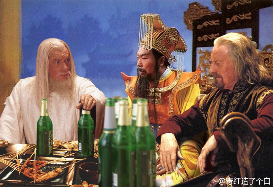 網(wǎng)友PS“中土東土聯(lián)誼會(huì)” 畫風(fēng)優(yōu)美毫無(wú)違和感