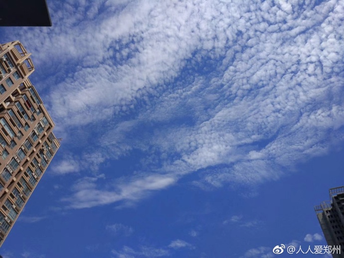 又被鄭州的藍天刷屏！隨便一拍就是手機壁紙