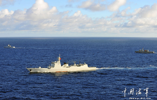 夏威夷“環(huán)太平洋-2014”大航拍 首現中國軍艦 夏威夷“環(huán)太平洋-2014”大航拍 首現中國軍艦