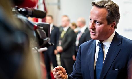 　資料圖：英國首相卡梅倫。