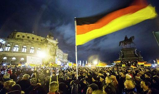 示威現(xiàn)場(chǎng)。