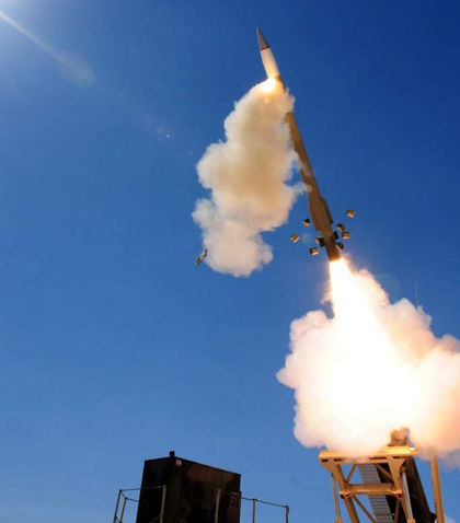 資料圖:美國愛國者-3導(dǎo)彈發(fā)射試驗 資料圖:美國愛國者-3導(dǎo)彈發(fā)射試驗