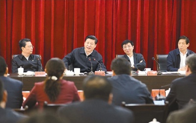 3月18日，習(xí)近平聽取蘭考縣教育實(shí)踐活動(dòng)情況匯報(bào)，并發(fā)表重要講話。